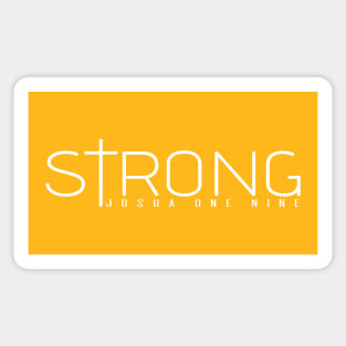 STRONG - Josua 1:9 | Bible Quotes Sticker